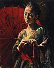 Fabian Perez michiko painting